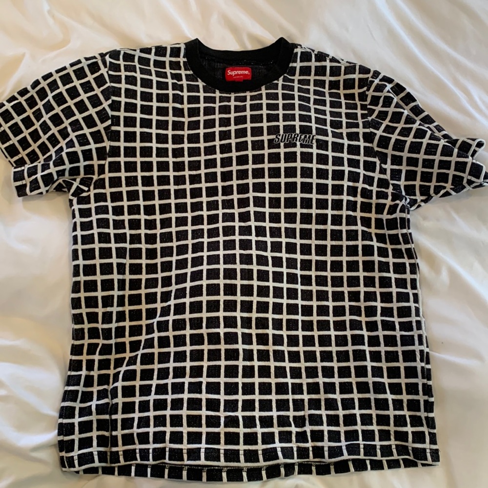 Checkered supreme shirt